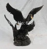 

Lovely Chinese Bronze Two Fly Love Swan Bird Statue Sculptures