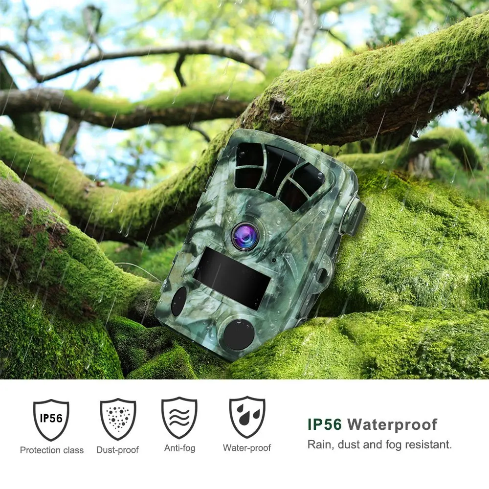 Wild camera chasse 1080P 16MP большая инфракрасная камера ночного видения с функцией Обнаружения Движения охотничья игровая камера фото-ловушка для охоты на диких кошек