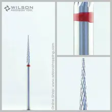 Перекрестная резка-тонкий(5000206)-ISO 140-вольфрамокарбидные буры-WILSON Карбид ногтей сверло и зубные боры