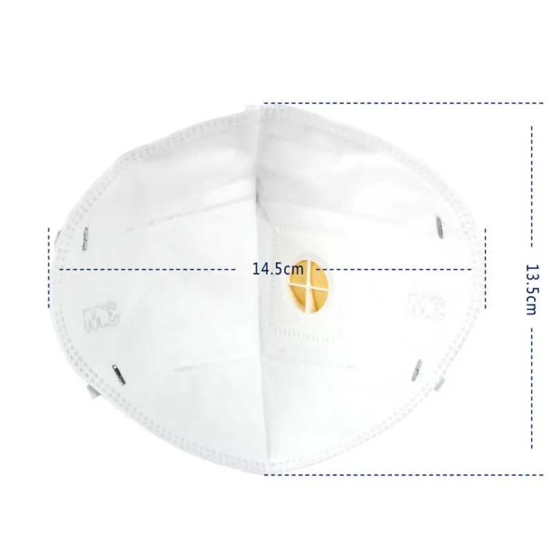 3M 9002V Dust Masks 25pcs/Lot Anti-pm2.5 Breathable Cool Flow Safety Folded Mask AU Approval Dust Mask Worker Protection H0000