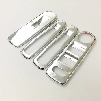 

For Renault Clio IV Clio4 2013 2014 2015 2016 ABS Chrome Car Window Switch Panel Adjust Cover Trim Garnish Styling Accessories