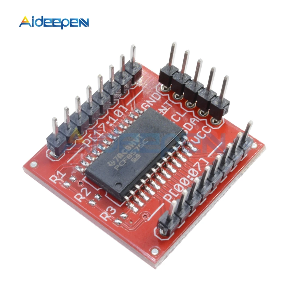 Модуль расширения интерфейса PCF8575 PCF8575C IIC I2C I/O плата управления SMBus для Arduino 16 бит