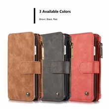 Origin CaseMe 2 in 1 Luxury Leather Magnetic Wallet Case for iPhone 5s SE 6s plus