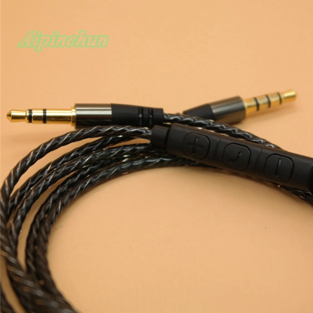 Аудиокабель Aipinchun с разъемом 3 5 мм на и микрофоном|jack audio|3.5mm to 3.5mm3.5mm 3.5mm jack |