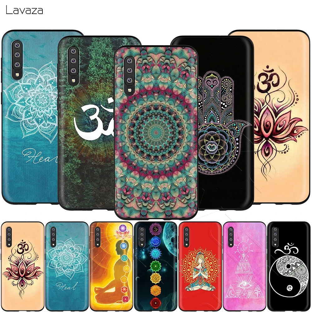 Lavaza Мандала чакра настаиваем Йога чехол для Samsung Галактики S6 S7 край J6 S8 S9 S10 плюс A3