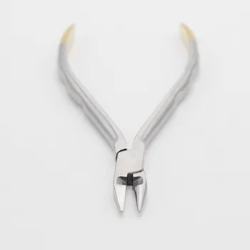 

Dentist Orthodontic Light Wire Plier (With Cutter) For Delicate Loops And Spring