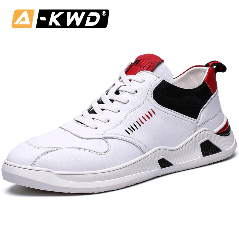 Модная обувь 2019 белые туфли кожаная мужская с круглым носком Zapato Hombre из дышащей