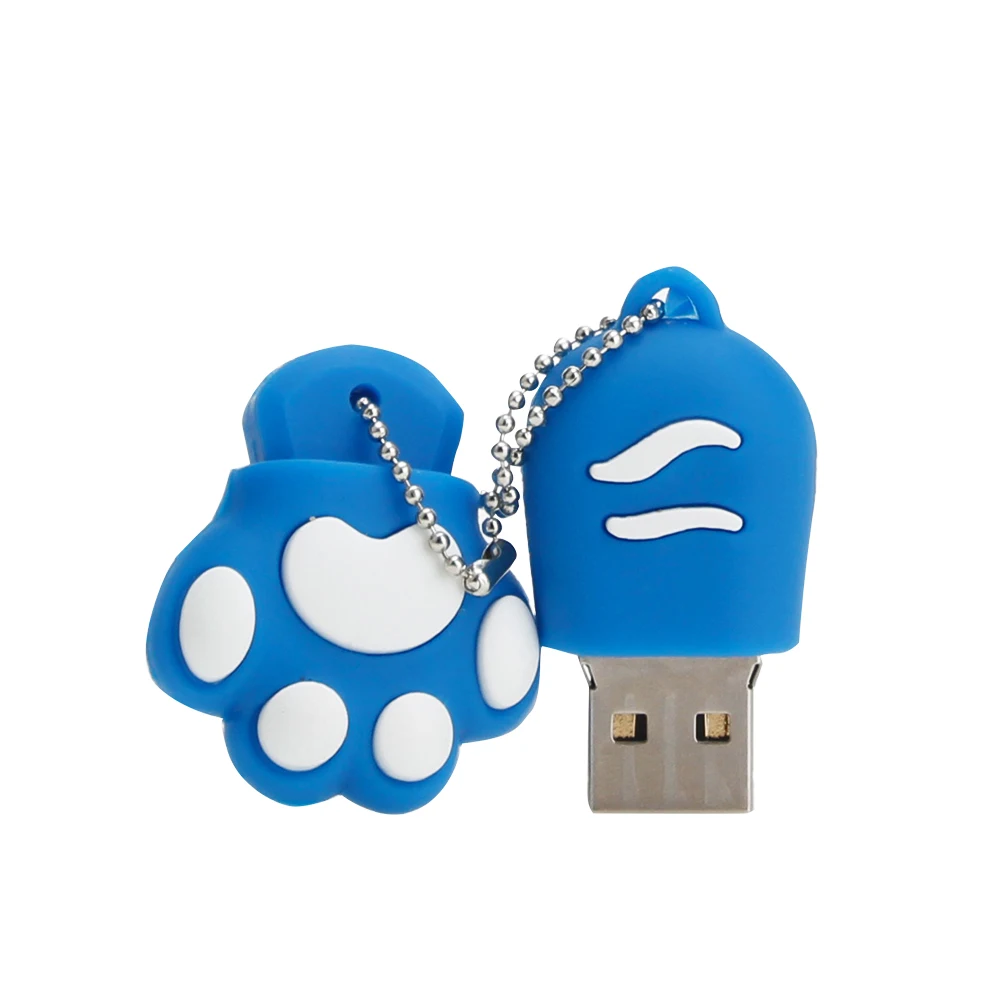 Usb Flash Drive 64GB Cute Cartoon Cat Paw Pen Drive 4G 8GB 16GB 32GB 64GB Usb Stick High Speed Pendrive High Quality Thumbdrives (2)