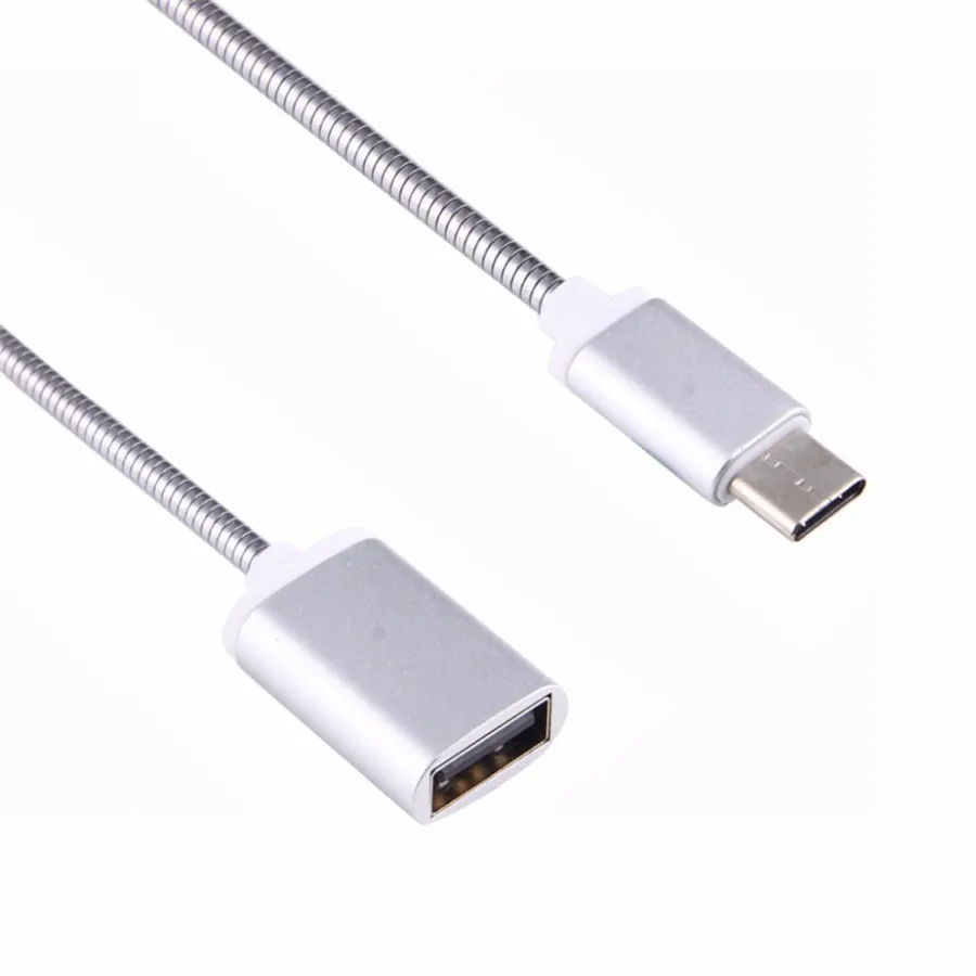 Металлический USB C 3,1 type C Мужской к USB OTG Кабель-адаптер для синхронизации данных Высокоскоростные сертифицированные аксессуары для мобильных телефонов