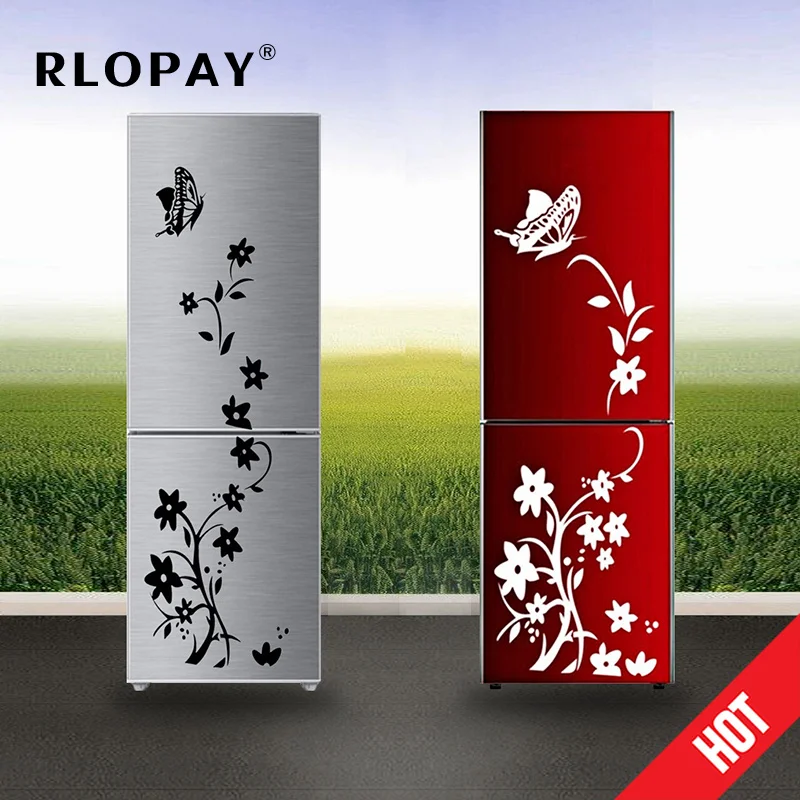 

DIY Creative Refrigerator Sticker Butterfly Home Decor Wall Stickers for Furniture Decoration for Rooms Wallpaper Free Shipping