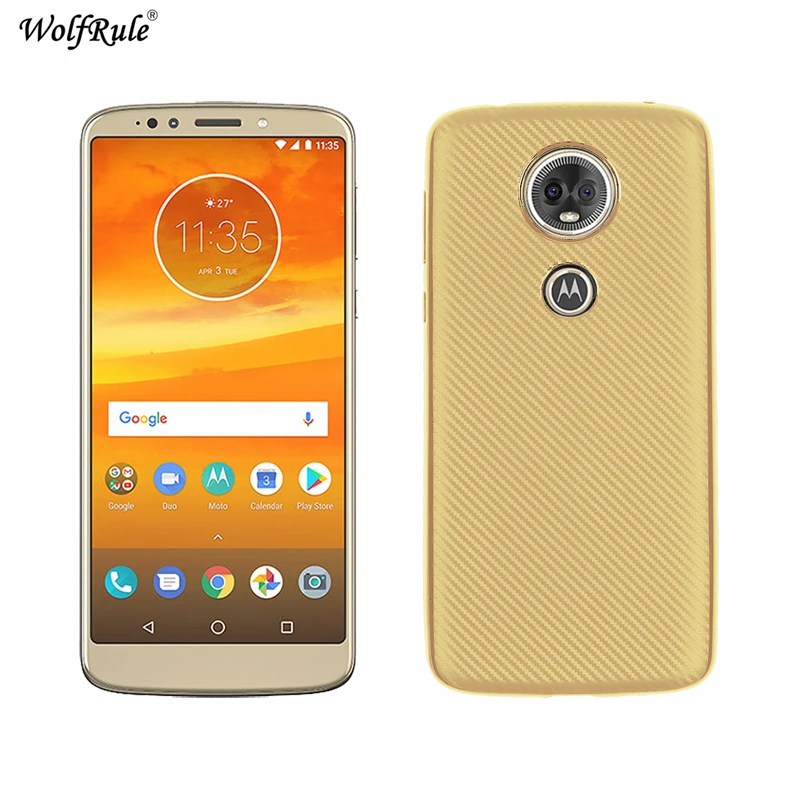For Motorola Moto E5 Plus Case Ultra Thin Soft Silicone Rubber Coque Cover Celular Fundas 6&quot |