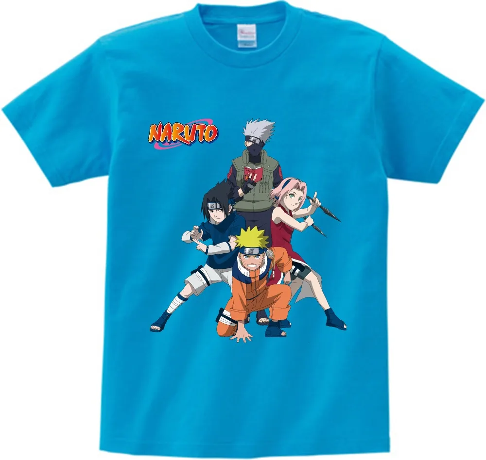 

2018 summer Uzumaki Naruto Hokage Children's T-shirt cartoon short sleeves clothes baby boys and girls T-shirt Hatake Kakashi