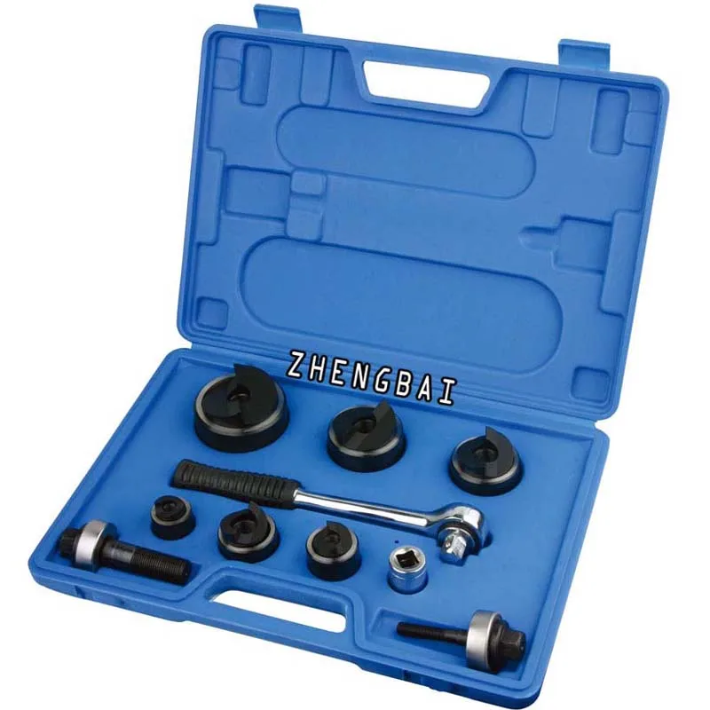 

CC-60 Manual Hole Punching Tools Type C Knockout Punch Kit Includes 1/2",3/4",1",1 1/4",1 1/2" ,2" Hole Maker Punch Driver