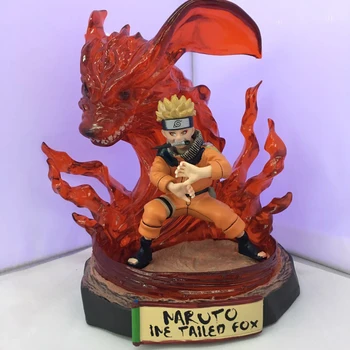 

Naruto Shippuden GK Whirlpool Naruto Nine-tailed Fox Fox Luxury Color Ver Boxed Figure Collection Ornaments Kids Toy Gift
