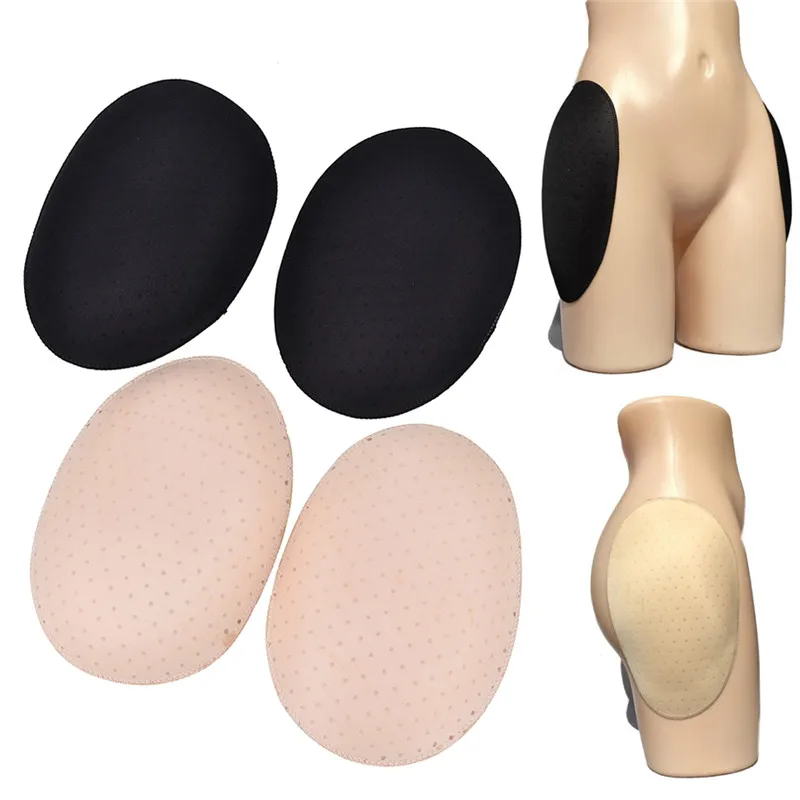 1 Pair Butt Hip Pads Self adhesive Reusable Padded Hip Butt Breathable Sponge Hip Pads Hip