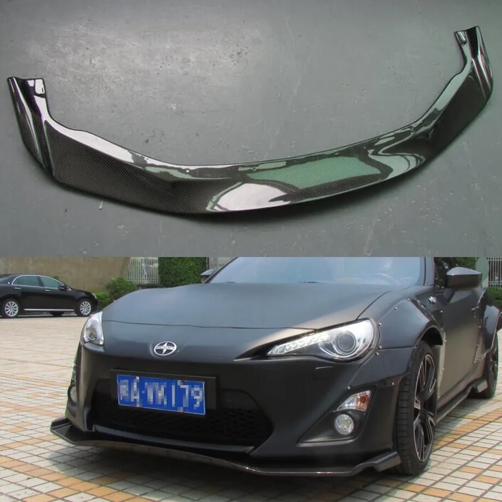 GT86 Gred dy Стиль углеродного волокна кузова Комплект переднего бампера для Toyota GT86 2012