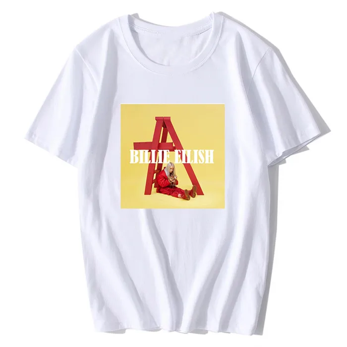 Billie Eilish Music, Винтажная футболка, хлопок, короткий рукав, футболка с музыкальной тематикой для мужчин/женщин, новинка, для пары, XXXL, мужские футболки - Цвет: 03