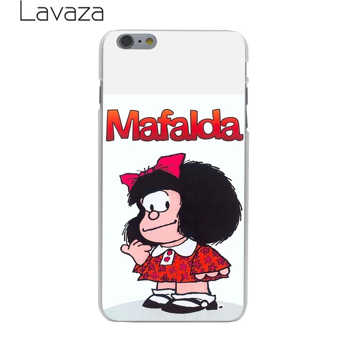 Жесткий чехол Lavaza Mafalda для iPhone XR X XS 11 Pro Max 10 7 8 6S 5 5S SE 4 4s