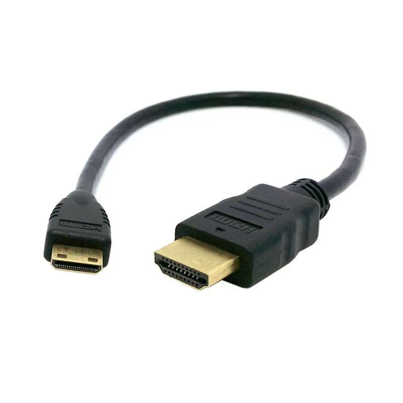 

High Speed HDMI 1.4v with Ethernet & 3d A Type Male to mini C Type Male Slim Short for Camera DC DV Tablet PC