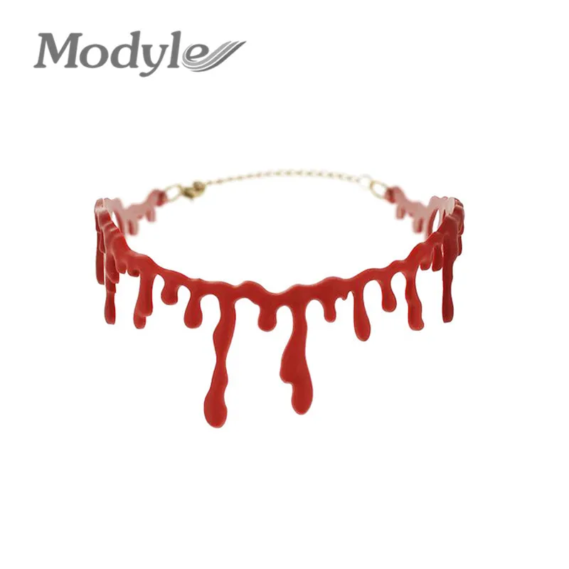 Новинка 2020 модное ожерелье-чокер Modyle с кровью женские ожерелья-чокеры ожерелья