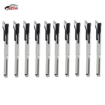 

KEYECU 10 Pcs/lot Replacement Uncut Smart Emergency Insert Key Blade for Mercedes Benz C E Class IYZ3302