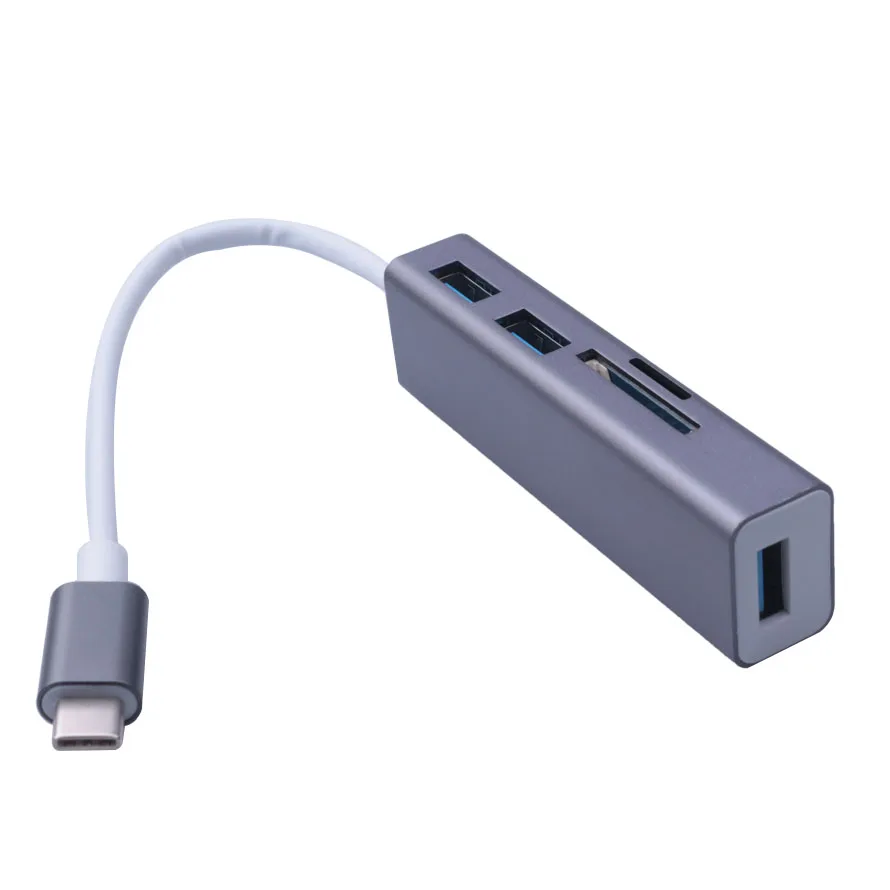 Elitooop 3 USB концентратор адаптер с кабелем типа C SD/TF кардридер для iMac MacBook 2015 |