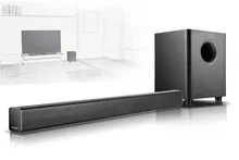 150W virtual 5.1 home theater speaker system with seperate subwoofer 3D surround with remote control support usb optical aux inp