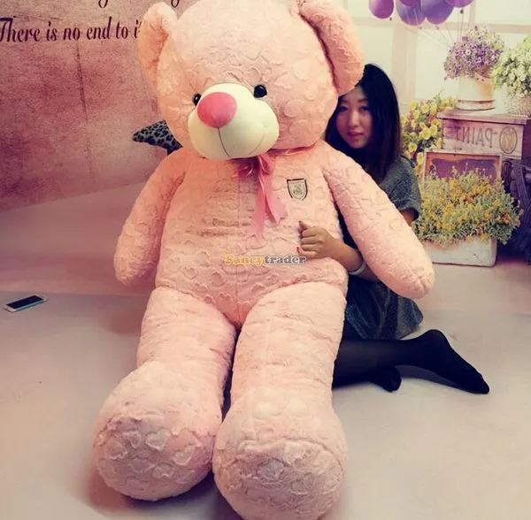 Fancytrader New 63'' 160cm Huge Lovely Plush Soft Stuffed Giant Cute Teddy Bear, 2 Colors, Free Shipping FT50743 (7)