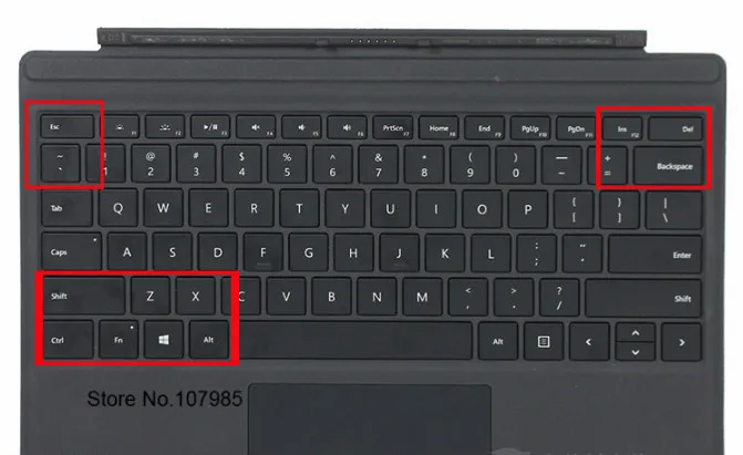 12 12,3 ''чехол для клавиатуры ноутбука протектор для microsoft Surface Pro 4/Pro 5/Pro4 Pro5 New Surface Pro 12,3 дюймов крышка