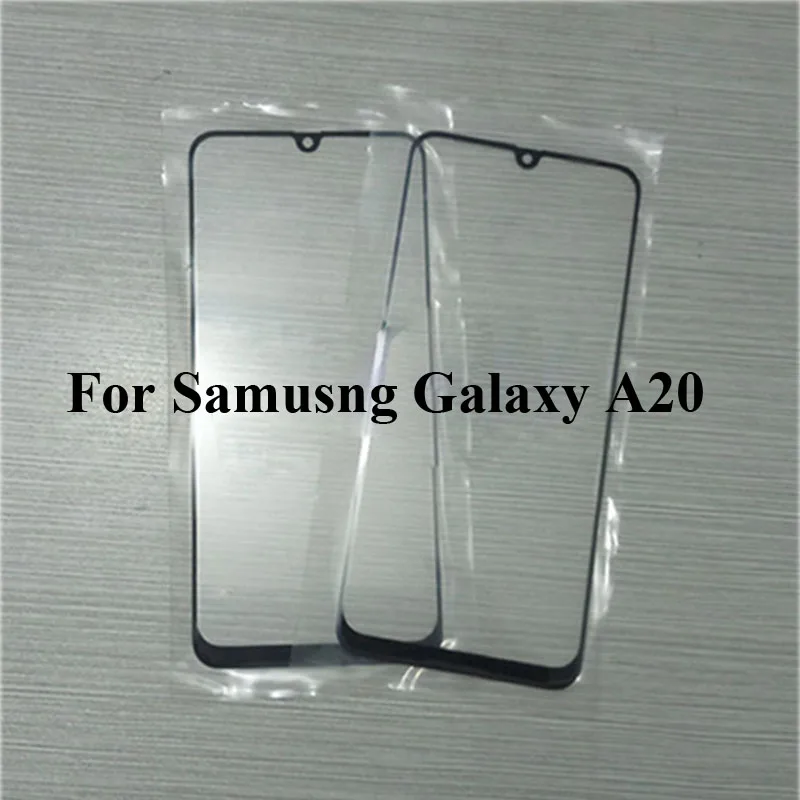 Для Samsung Galaxy A20 переднее ЖК-стекло объектив сенсорный экран для A 20 внешнее стекло