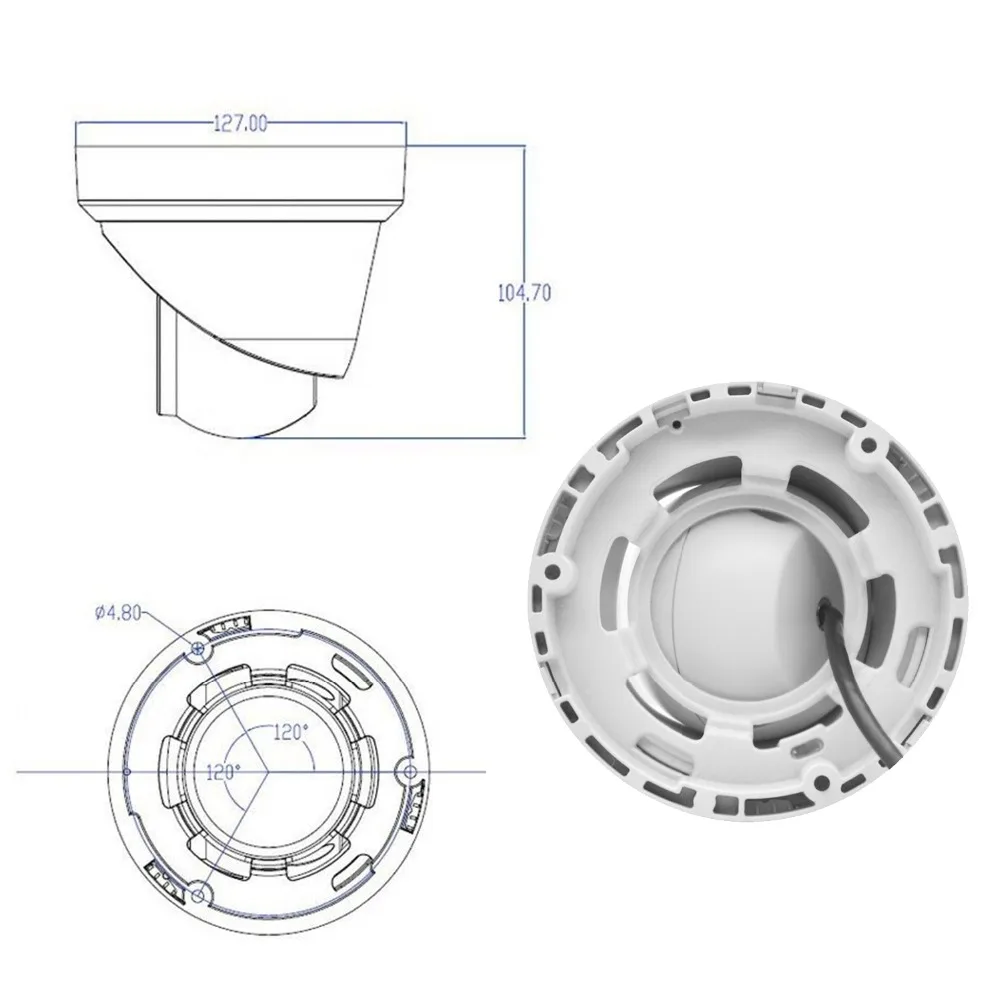 Hikvision совместимая 5MP револьверная купольная камера безопасности IPC-D350 наружная 5 мегапиксельная камера видеонаблюдения ip-камеры с питанием по PoE с 30M IR