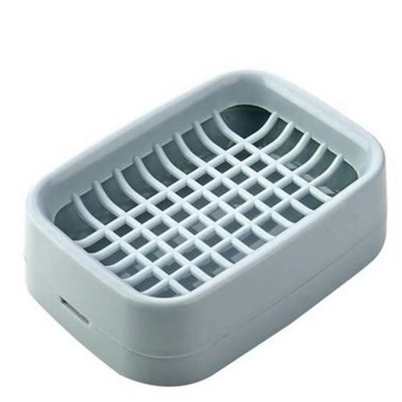 

CHUWUJU Double Layer Soap Holder Bathroom Accessories Molds For Soap Sink Sponge Drainage Soap Dish Box Case With Drain