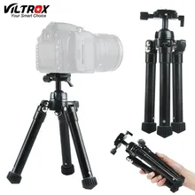 Viltrox MT-60 Portable Desktop Mini Table Camera Aluminum Compact Tripod with Ball Head for Sony Canon Nikon DSLR & phone