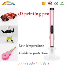 Dr.Memory 3D Printer Pens supplier Low temperature 3D Magic Pen For Kids 3D Printer Drawing Pen Free 3d pen PCL filament 1.75mm