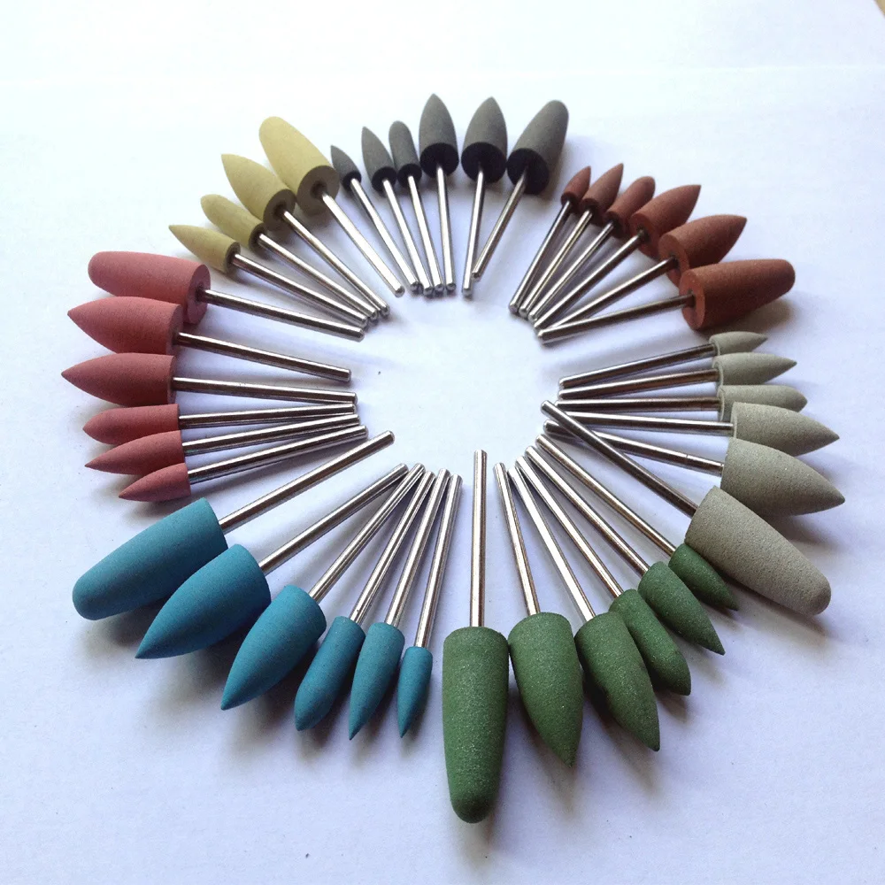 

40 pcs Dental Lab Polishing Material Rubber Polishing Abrasive Tips