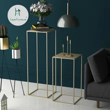 Луи моды завод полки скандинавские упрощенный зеленый цветок Стойки Творческий Железный искусство сосуд диван несколько Крытый Многофункциональный