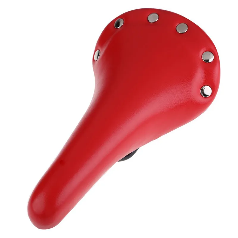 Mountain Bicycle Bike Seat Saddle with Rivets Comfortable Waterproof