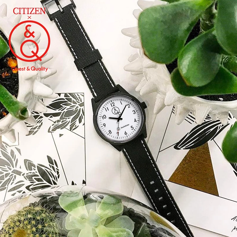 

Citizen Q&Q Mens Watches Set Luxury Brand Waterproof Sport Wrist Watch Quartz solar watch women watches Relogio Masculino 8J001Y