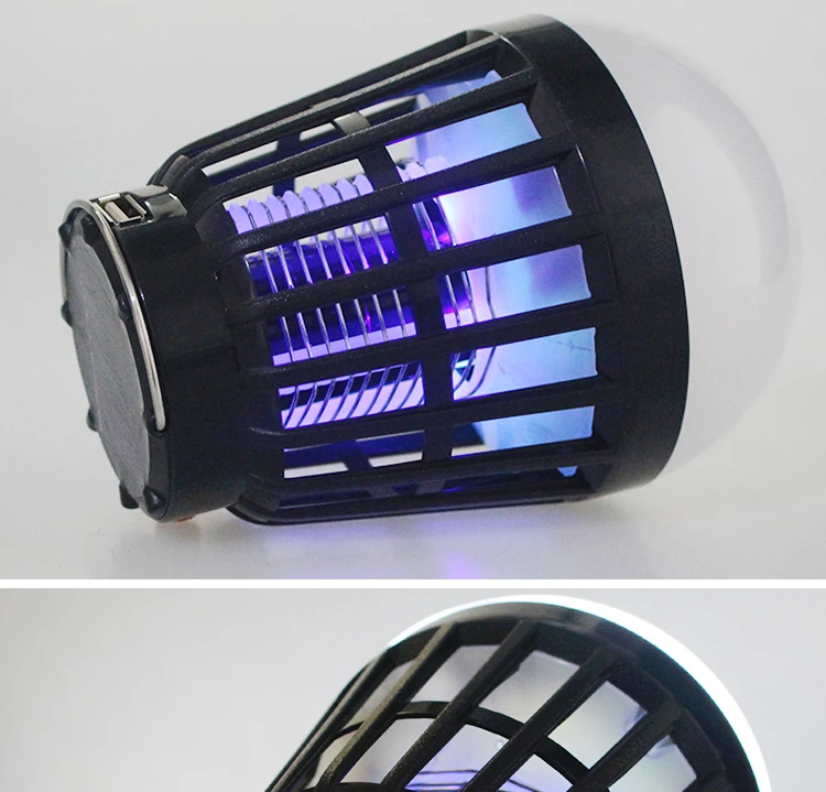Solar Mosquito Killer Lamp 2200mAh Battery Rechargeable Mosquito Killer Solar Bug Zapper Anti Muggen LED Lure Trap Lamp (13)