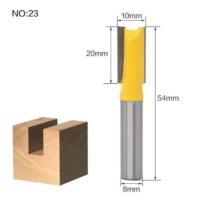 1 шт. 8 мм хвостовик дерево прямой маршрутизатор Концевая фреза триммер Чистка заподлицо отделка угловая круглая бухта коробка биты фрезы Инструменты