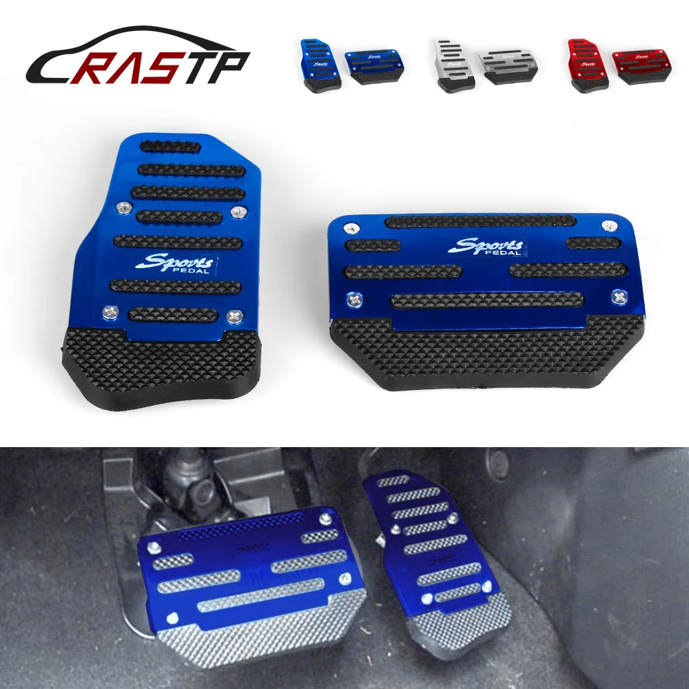 RASTP 2pcs/Набор Универсальный нескользящий алюминиевый резиновый автоматический