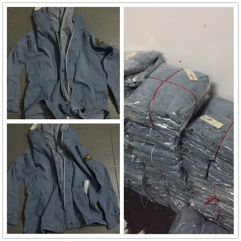Hooded Drawstring Denim Jean Jackets 2016 Fashion Autumn Winter Pockets Two Piece Outerwear Women Long Sleeve Buttons Blue Coat