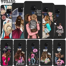 Модный чехол для мамы, супер мамы, девочки, для huawei mate 20 Lite mate 10 Lite mate 20 Pro Coque для Nova 4e 3 Nova3i, задняя крышка