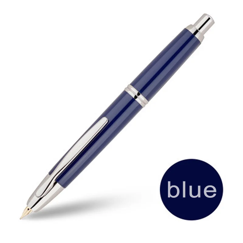 Пилот ручка Ограниченная серия 18 K золотая ручка офисная пишущая деловая Мужская Подарочная FC-1500R F острый M наконечник - Цвет: blue