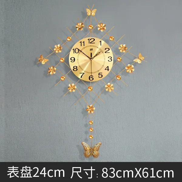 European Minimalist Creative Wall Clock Modern Home Clock Living Room Mute Clock Fashion Decorative Quartz Clock Hot Sale - Цвет: A