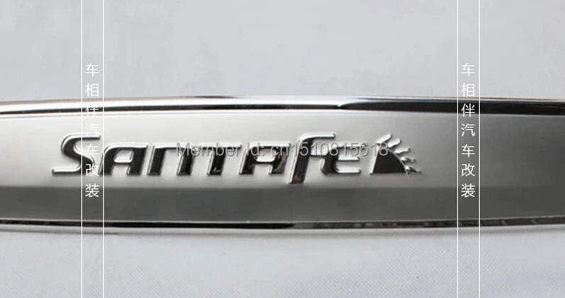 2010-2012 для hyundai Santa Fe ix45высокое качество нержавеющая сталь Задняя Крышка багажника Накладка