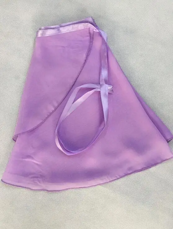 Шифоновая юбка-пачка для балета, юбка для танцев, юбка для катания на коньках, шарф, женская шифоновая юбка-пачка для гимнастики, юбка для танцев, платье для катания на коньках, шарф - Цвет: Pale purple