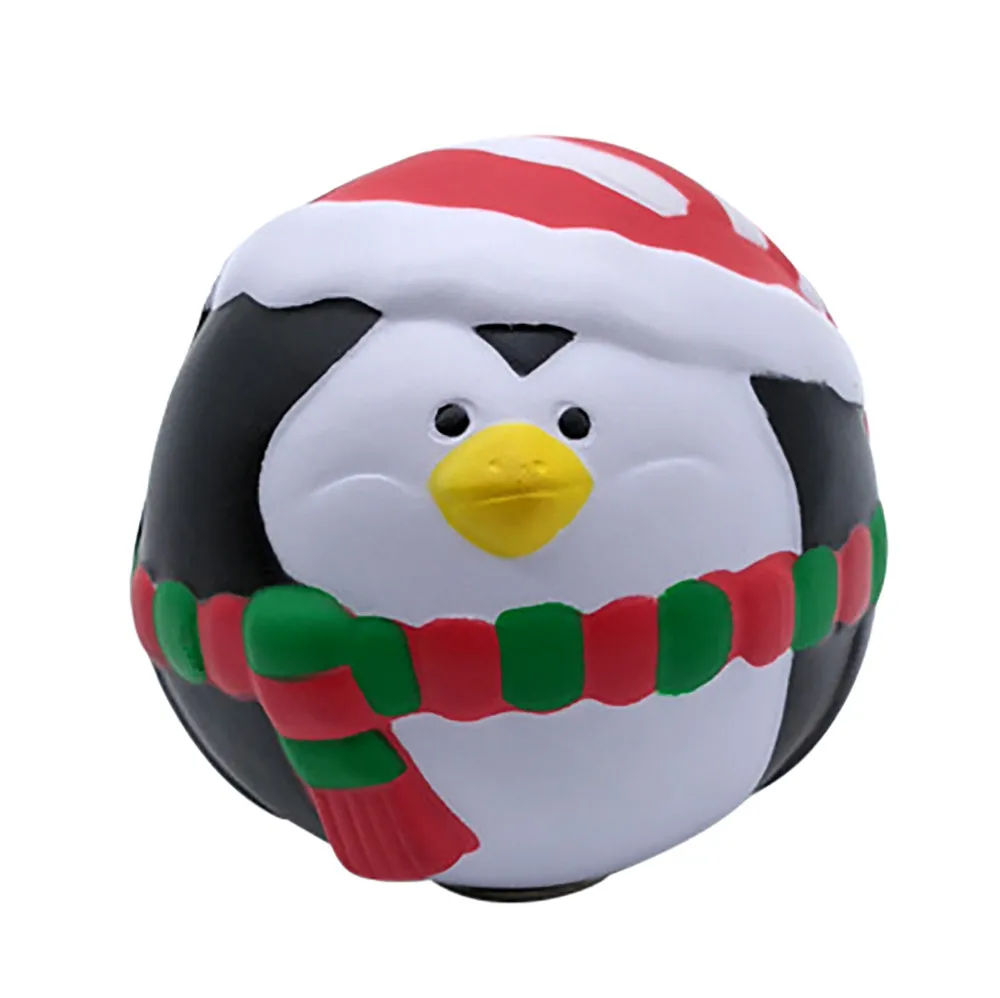 

Christmas Penguins Squishy Slow Rising Cream Scented Decompression Toys Stress Reliever Play Hand Toy Desk Decoration