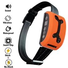 

Bark Collar Rechargeable NO Shock Anti Bark Collar Support 0-7 Level Beep Vibration Working Indicator Light
