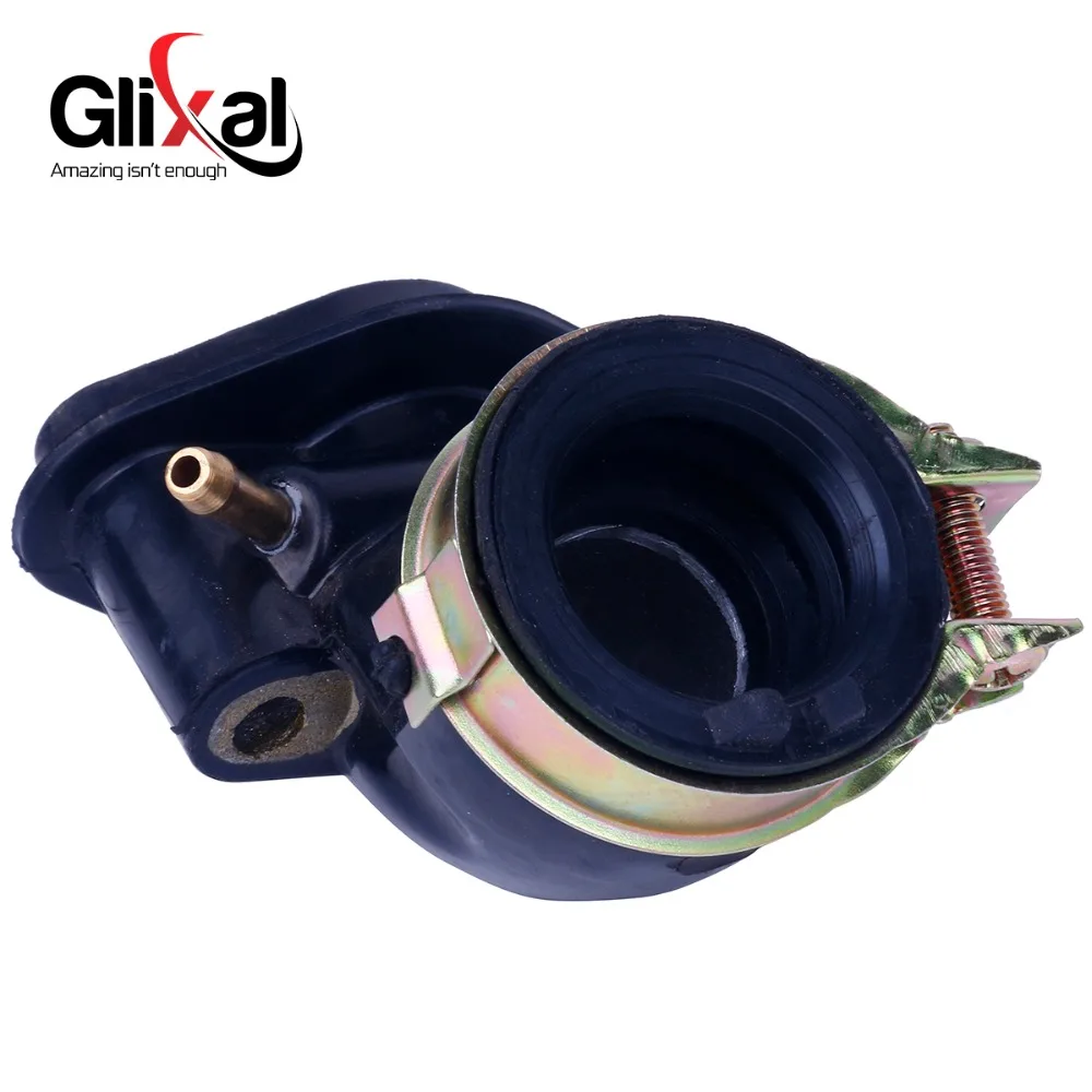 Впускной коллектор карбюратора Glixal для 49cc 50cc GY6 мопеда ATV Go Kart Багги 139QMB 139QMA (1